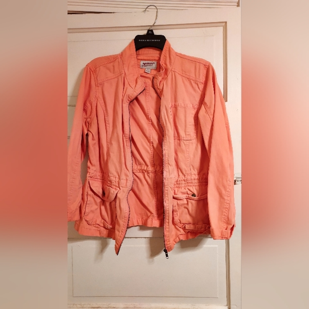 Jacket, orange zip